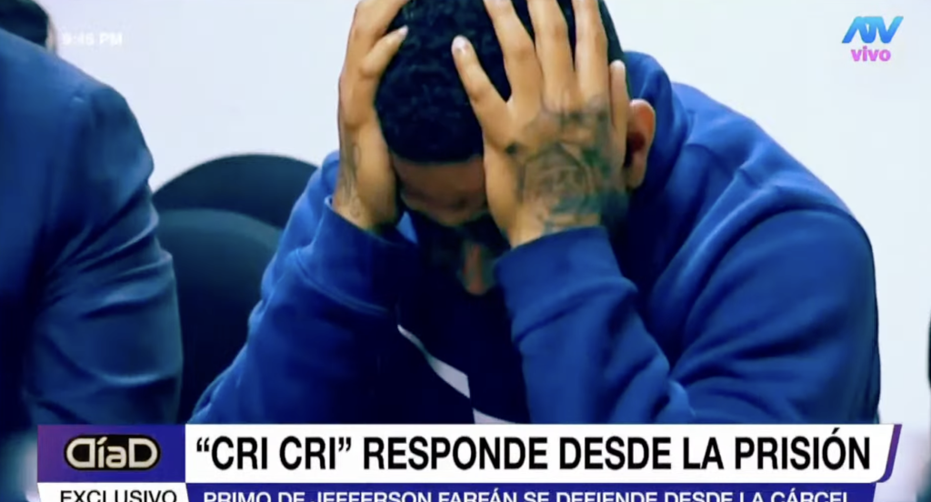 📣 Primo de Jefferson Farfán grita “¡Justicia!” desde el penal tras denuncia por violación: ¨Yo no miento¨